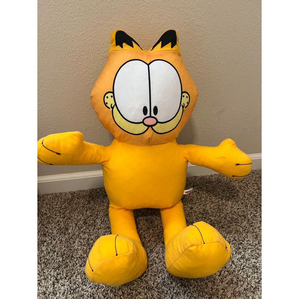 Toy Factory 12" Garfield Orange Cat Plush Toy Stuffed Cartoon Cat